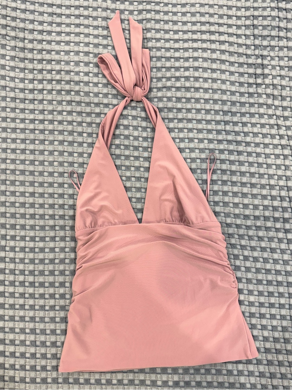 Aritzia Wilfred Sweet Pea Purple Halter Top